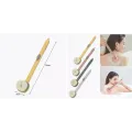 Щетка для душа Body Brush AND LY-588 с длинной ручкой и дозатором • Массажная щетка для тела, спины и ухода за кожей с емкостью для геля