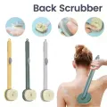 Щетка для душа Body Brush AND LY-588 с длинной ручкой и дозатором • Массажная щетка для тела, спины и ухода за кожей с емкостью для геля