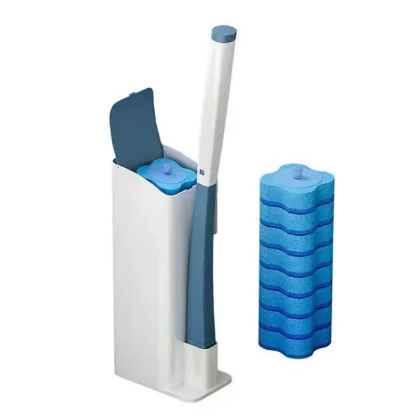 Щетка ершик для уборки ванной Toilet Cleaner Set • Универсальный набор для чистки туалета с насадками для ванной комнаты и сантехники