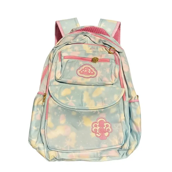 Школьный рюкзак для девочки Принцесса 43х20х31 см • Яркий розовый портфель в школу NA 3