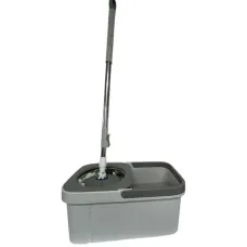 Швабра-ведро лентяйка с отжимом SHVBR-33 • Швабра лентяйка с автоматическим отжимом