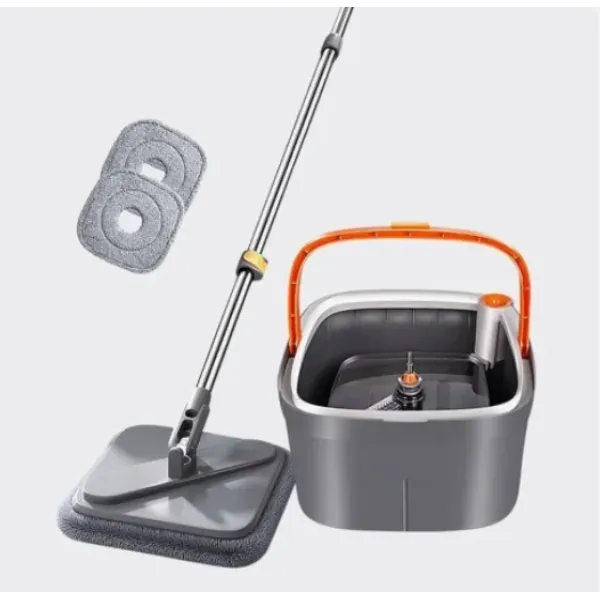 Швабра с ведром и отжимом Mop with Bucket K10 ∙ Комплект для мытья полов ∙ Складная швабра
