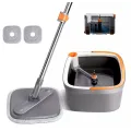 Швабра с ведром и отжимом Mop with Bucket K10 ∙ Комплект для мытья полов ∙ Складная швабра