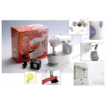 Швейная мини машинка Mini Sewing Machine SM-202A 4 в 1 портативная домашняя машинка для шитья, от сети / батареек / педали
