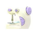 Швейная мини машинка Mini Sewing Machine SM-202A 4 в 1 портативная домашняя машинка для шитья, от сети / батареек / педали