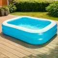 Сімейний надувний басейн INTEX 57180 203×152×48 см • Просторий літній басейн для дітей і дорослих