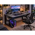 Серый компьютерный стол Dash S12 120×60×72,5 см • Рабочий стол Dash S12 для компьютера и ноутбука, офиса, учебы и домашнего кабинета