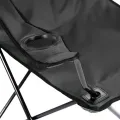 Складное кресло Паук A10black с подлокотниками 50×50×80 см черное • Туристическое кресло Паук A10black для рыбалки, кемпинга, пикника, дачи и отдыха на природе