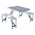 Складной алюминиевый стол для пикника со стульями Aluminum Picnic Table
