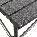 Складной туристический стол 50×55×50 см черный • Компактный кемпинговый стол для пикника, рыбалки, дачи, пляжа и отдыха на природе