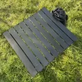 Складной туристический стол 50×55×50 см черный • Компактный кемпинговый стол для пикника, рыбалки, дачи, пляжа и отдыха на природе