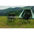 Складной туристический стол 95х55х50 см черный • Компактный походный стол для пикника, кемпинга, рыбалки, дачи и отдыха на природе