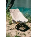 Складной туристический стул 10852 белый 64×62×74 см до 140 кг • Кемпинговый стул 10852 из Oxford и алюминиевого сплава для рыбалки, пикника, похода и дачи