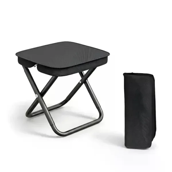 Складной туристический стул HN-611 28,5×26×23 см • Портативный стул для рыбалки HN-611 с металлическим каркасом для кемпинга, пикника и дачи
