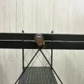 Складная полка-стеллаж из нержавеющей стали на колесиках 87×34×87 см • Передвижная этажерка-органайзер на 3 яруса для кухни, ванной, дома и офиса