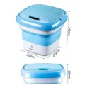 Складная стиральная машина портативная мини-машинка для стирки Maxtop Silicon Washing Machine
