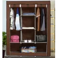Складной тканевый шкаф STORAGE WARDROBE 88130 на 3 секции, 130х45х175 см