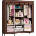 Складной тканевый шкаф STORAGE WARDROBE 88130 на 3 секции, 130х45х175 см