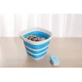 Складное силиконовое ведро Collapsible Bucket, 10 литров | Ведро пластиковое хозяйственное