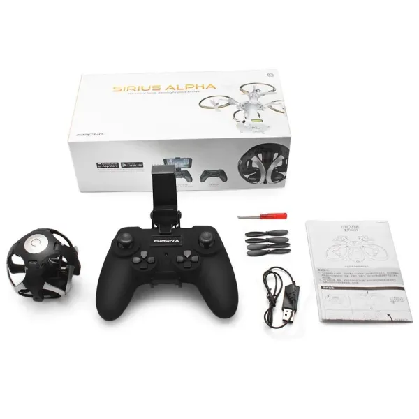 Складной квадрокоптер Sirius Alpha 415 с WIFI камерой | Квадрокоптер-трансформер для детей | Летающий дрон PR5