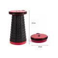 Складной телескопический стул Telescopic stool ∙ Походный раскладной стул-табурет для рыбалки, туризма и отдыха