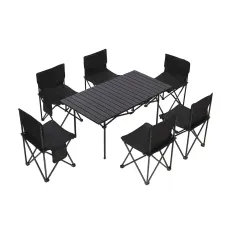 Складной туристический стол + 6 стульев 95×55 см • Набор мебели для кемпинга пикника отдыха на природе и рыбалки Складной туристический стол + 6 стульев 95×55 см • Набор мебели для кемпинга пикника отдыха на природе и рыбалки