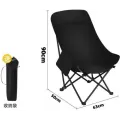 Складной туристический стул MA560black 45×93×58 см зеленый до 200 кг • Кресло для пикника, рыбалки, кемпинга и отдыха на природе