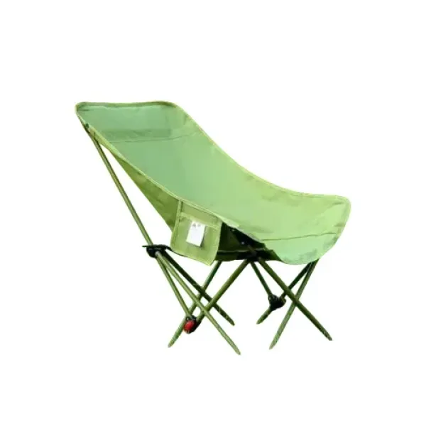 Складной туристический стул MA560green 45×93×58 см зеленый до 200 кг • Кресло для пикника, рыбалки, кемпинга и отдыха на природе