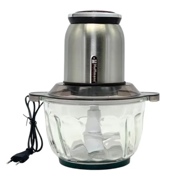 Стеклянный измельчитель Hoffmans HM-8843 • 2 л 1200Вт универсальный кухонный чоппер