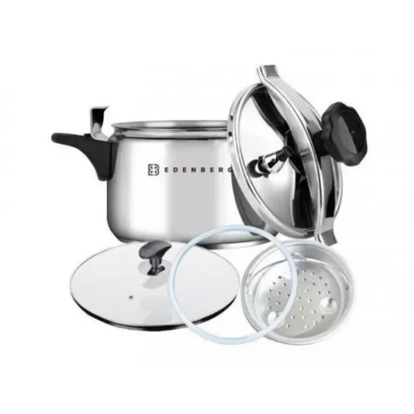 Скороварка – пароварка Edenberg EB-3769 ∙ Нержавеющая сталь ∙ 7 л