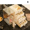 Шкатулка для хранения ювелирных украшений AND XL-1831 Makeup Box • Органайзер для колец, сережек, цепочек, косметики и аксессуаров
