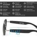 Смарт-очки F18 AI с переводчиком • Умные Bluetooth-очки F18 AI со стереозвуком, сенсорным управлением, музыкой, звонками и переводом речи для поездок и общения
