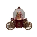 Снежный шар Карета SH2501 с автоподдувом LED и музыкой ∙ Новогодний музыкальный фонарь в виде кареты SH2501