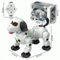 Собака - робот 777-602 Интерактивная игрушка Домашний питомец на радиоуправлении ∙ Пульт на руку в виде часов ∙ Подсветка ∙ Голосовое и сенсорное управление
