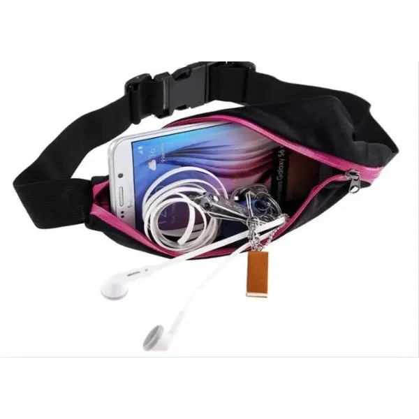 Спортивная сумка на пояс для бега Go Runners Pocket Belt ∙ Спортивный органайзер с карманами ∙ Поясная спортивная сумка