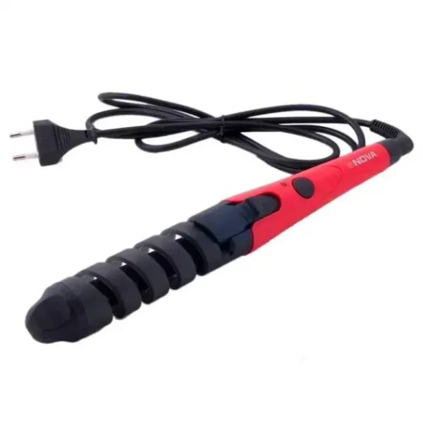 Спиральная плойка для укладки волос NOVA 2007A ∙ Стайлер для укладки завивки волос и создания локонов