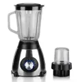 Стационарный блендер с кофемолкой Haeger HG-295 Кухонный комбайн – измельчитель со стеклянной чашей, 1000 Вт