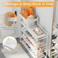 Напольный стеллаж для обуви CLOTHES RACK ∙ Полка - органайзер в прихожую для хранения обуви
