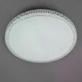 Потолочная светодиодная люстра X-598 50х8х50 см с пультом • Круглая LED-люстра для спальни, кухни, гостиной и современного интерьера