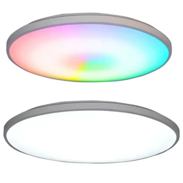 Потолочный светильник Ceiling Lamp Smart с RGB-подсветкой и пультом управления • LED люстра 24 Вт для современного интерьера