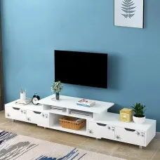 Стенка в гостиную под TV STL-MD 80 • Современная белая тумба для телевизора до 65 Стенка в гостиную под TV STL-MD 80 • Современная белая тумба для телевизора до 65