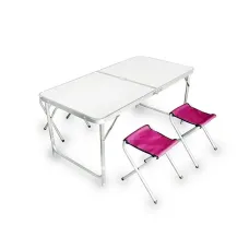 Стол и стулья Easy Campi 120х60х70см Мрамор Складной набор 1+4 для туризма, отдыха и дачи Стол и стулья Easy Campi 120х60х70см Мрамор Складной набор 1+4 для туризма, отдыха и дачи