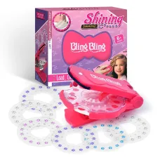 Стразы для волос Bling Bling Бриллиантовый стайлер – степлер для украшения стразами для девочек Стразы для волос Bling Bling Бриллиантовый стайлер – степлер для украшения стразами для девочек