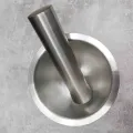 Ступка с пестиком металлическая из нержавеющей стали FRU-562, 9 x 11.5 см