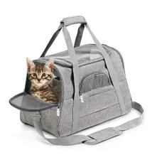 Сумка - переноска для домашних животных ∙ Домик с окошками для транспортировки кошек, собак, кроликов