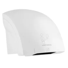 Сушилка для рук сенсорная VOLKSTECHNIK 1800W ∙ Настенная электрическая сушка, Белая