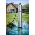 Скважинный шнековый насос Screw Pump 4QGD2 1500W 120 м • Погружной насос для подачи воды из скважины, дома, дачи и системы водоснабжения