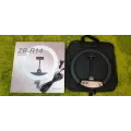 Светодиодная кольцевая LED лампа ZB-R14 (1 крепл.тел.) 220V (35см) | Портативная лампа для селфи без штатива