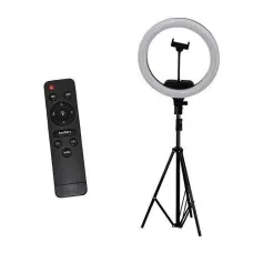 Светодиодная кольцевая селфи LED лампа с пультом AL-33 (33 см) | Кольцевой свет для телефона, видео, фото Светодиодная кольцевая селфи LED лампа с пультом AL-33 (33 см) | Кольцевой свет для телефона, видео, фото