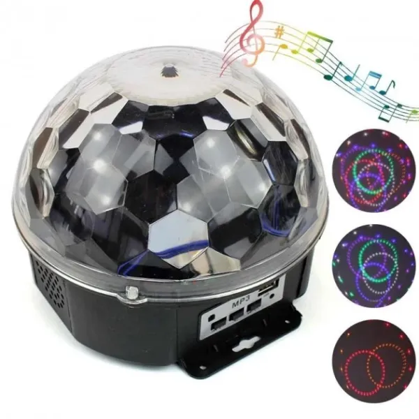 Светодиодный диско шар Magic Ball MP3 CG07 PR3